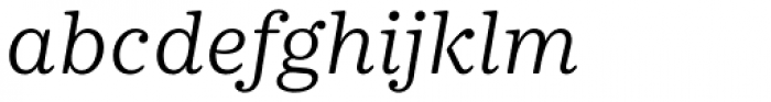 Deccan Italic Font LOWERCASE