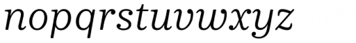 Deccan Italic Font LOWERCASE