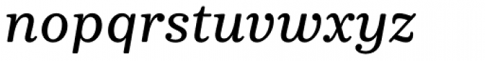 Deccan Medium Italic Font LOWERCASE