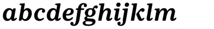 Deccan Semibold Italic Font LOWERCASE