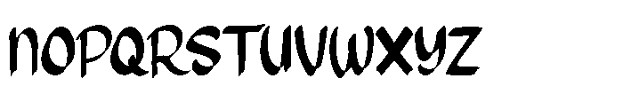 Decesery Font LOWERCASE