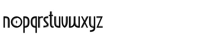 Dechora Zone Font LOWERCASE