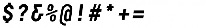 Decima Mono A Bold Italic Font OTHER CHARS