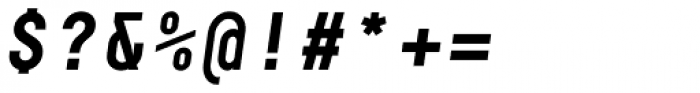 Decima Mono Bold Italic Font OTHER CHARS