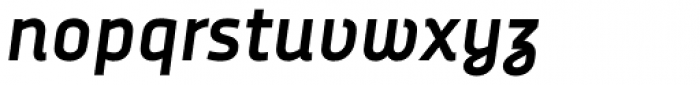 Decima Nova Bold Italic Font LOWERCASE