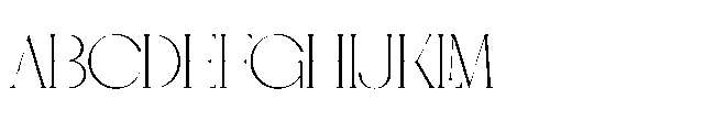 Deck Rift Regular Font UPPERCASE