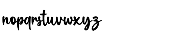 Deckled Font LOWERCASE