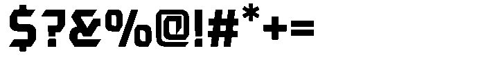 Decktor Regular Font OTHER CHARS