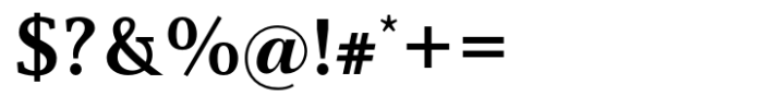 Declamation Extra Bold Font OTHER CHARS