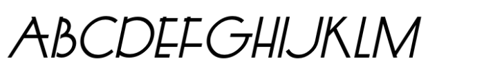 Deco Delight JNL Oblique Font UPPERCASE