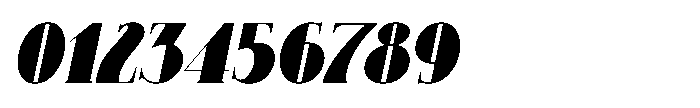 Deco Display Serif JNL Deco Display Serif Oblique JNL Regular Font OTHER CHARS