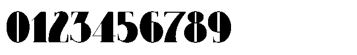 Deco Display Serif JNL Regular Font OTHER CHARS