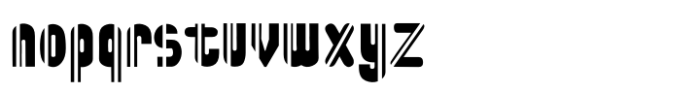 Deco Experiment 5 Regular Font LOWERCASE