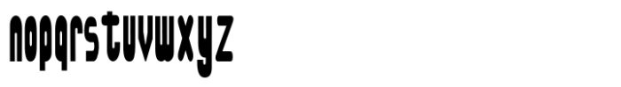 Deco Experiment 6 Condensed Font LOWERCASE