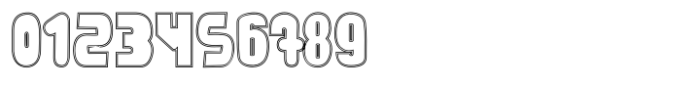Deco Experiment 6 Outline Font OTHER CHARS