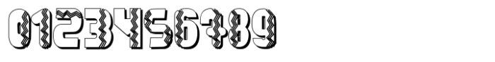 Deco Experiment 7 Shadow Font OTHER CHARS