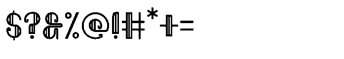 Deco Frame Font OTHER CHARS
