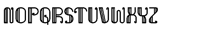 Deco Frame Font UPPERCASE