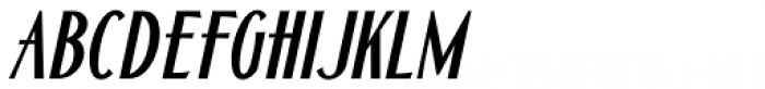 Deco Moderne Oblique JNL Font UPPERCASE