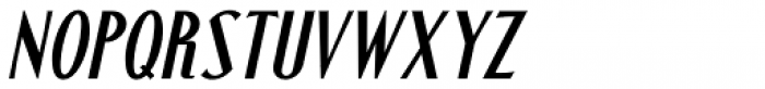 Deco Moderne Oblique JNL Font LOWERCASE