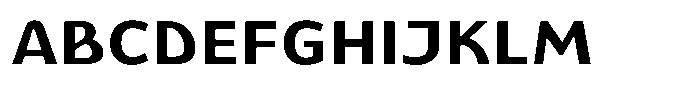 Deco Notes Bold Font UPPERCASE