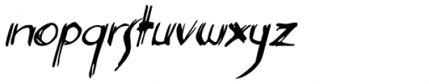 Deco Pimp Italic Font LOWERCASE