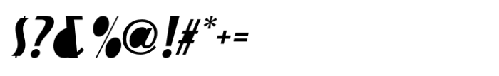 Deco Redux JNL Oblique Font OTHER CHARS