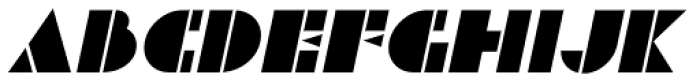 Deco Revisited JNL Oblique Font LOWERCASE
