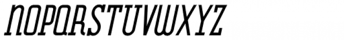 Deco Semi Serif Oblique JNL Font LOWERCASE