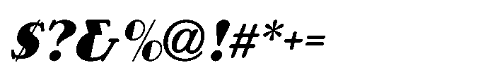 Deco Serif JNL Deco Serif Oblique JNL Regular Font OTHER CHARS