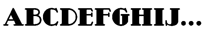 Deco Serif JNL Regular FONT
