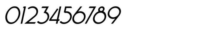 Deco Style Oblique JNL Font OTHER CHARS