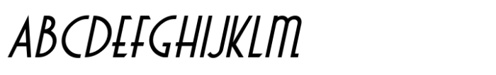 Deco Style Oblique JNL FONT