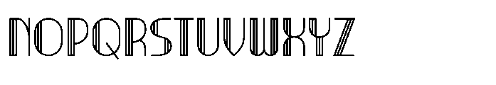 Deco Vogue Font UPPERCASE