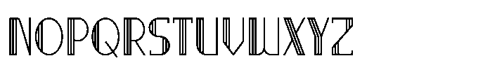 Deco Vogue Font LOWERCASE
