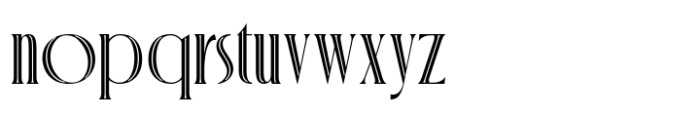 Decobra Font LOWERCASE