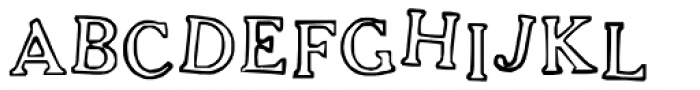 Deconstructed JNL Font LOWERCASE