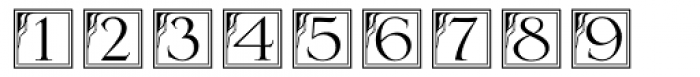 Deconumbers Pi #3 (Serlio) Font UPPERCASE