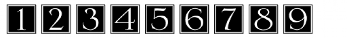 Deconumbers Pi #3 (Serlio) Font LOWERCASE