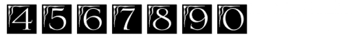 Deconumbers Pi #3 (Serlio) Font LOWERCASE