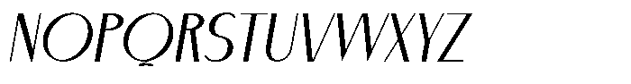 Decophile Italic Font UPPERCASE