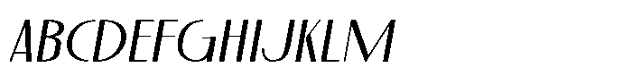 Decophile Italic FONT