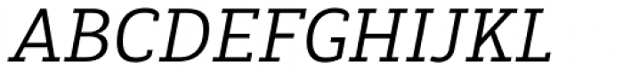 Decour Regular Italic Font UPPERCASE