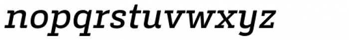 Decour Semibold Italic Font LOWERCASE