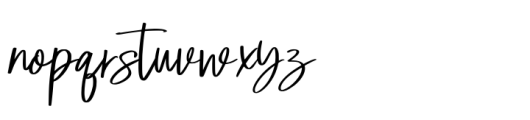 Dedaily Signature Font LOWERCASE