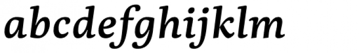 Dederon SemiBold Italic Font LOWERCASE
