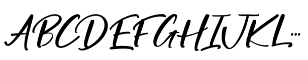 Dedicate Italic Font UPPERCASE
