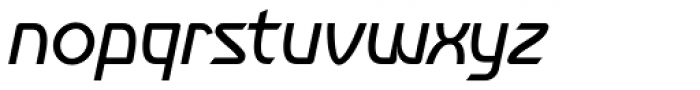 Dee Medium Italic Font LOWERCASE