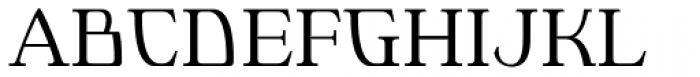 Dee Serif Regular Font UPPERCASE