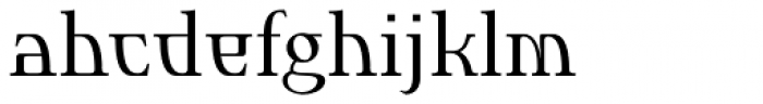 Dee Serif Regular Font LOWERCASE